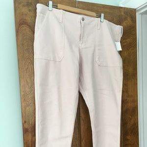 Gap denim pale pink pants size 18R